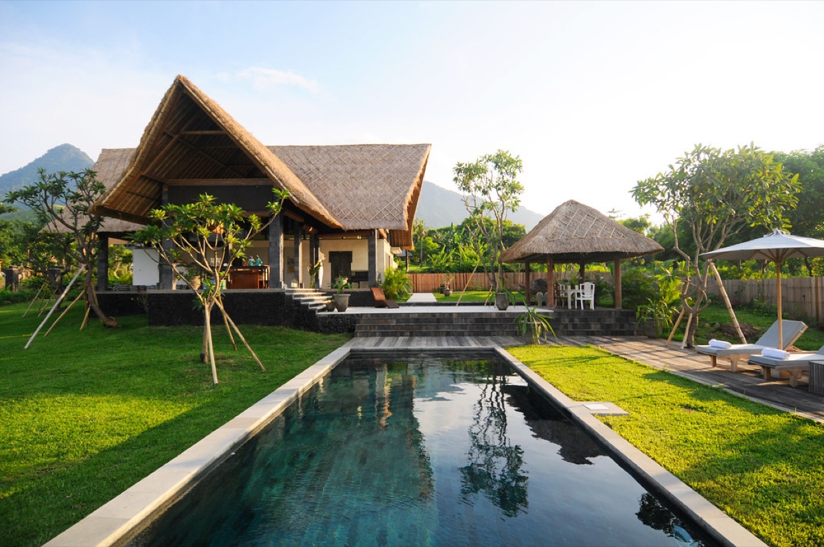 luxury resort villa with private pool