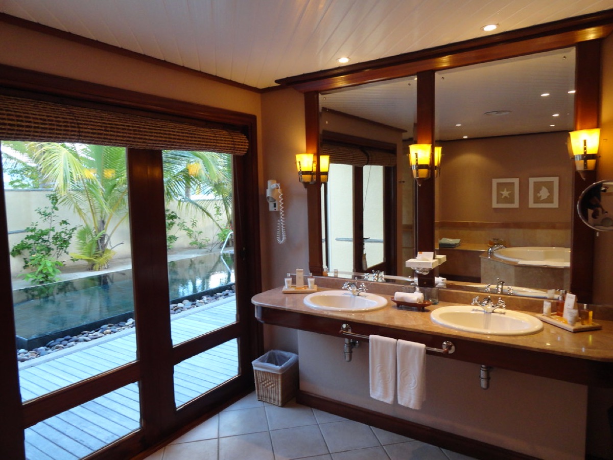 villa de luxe sur île privée