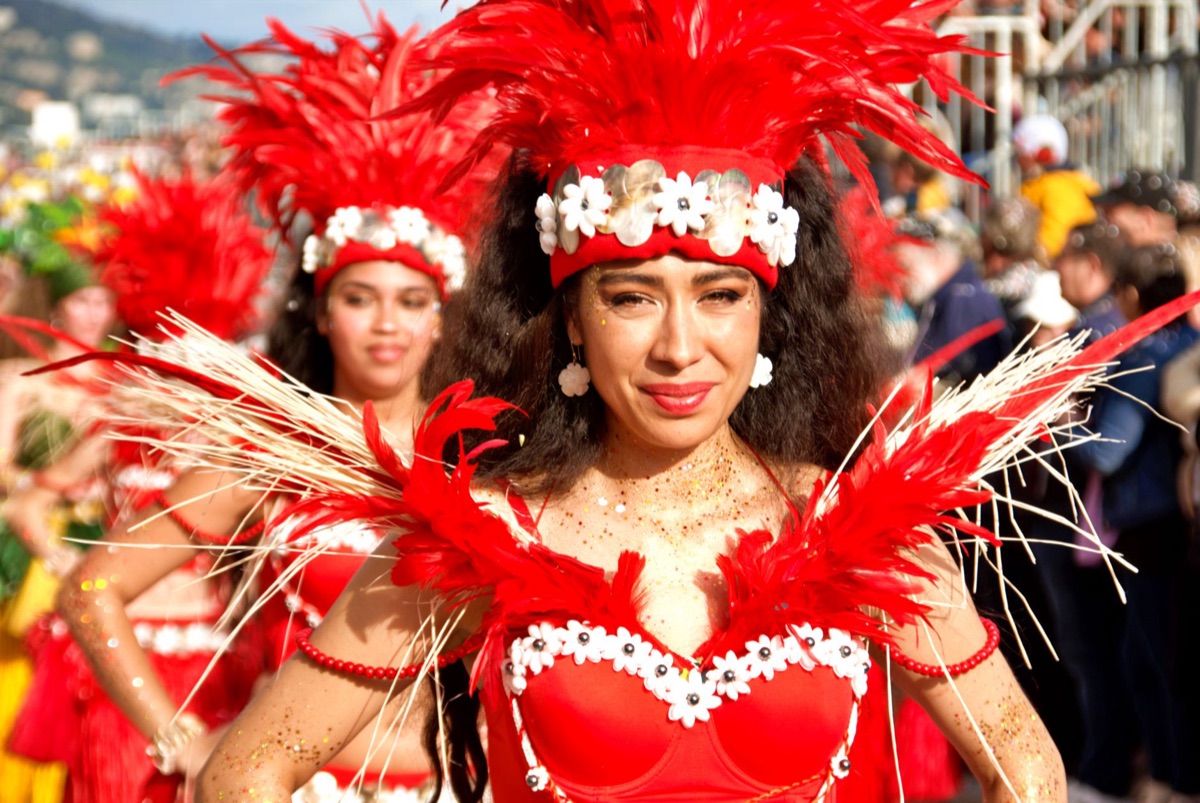danca tradicional taiti em pista