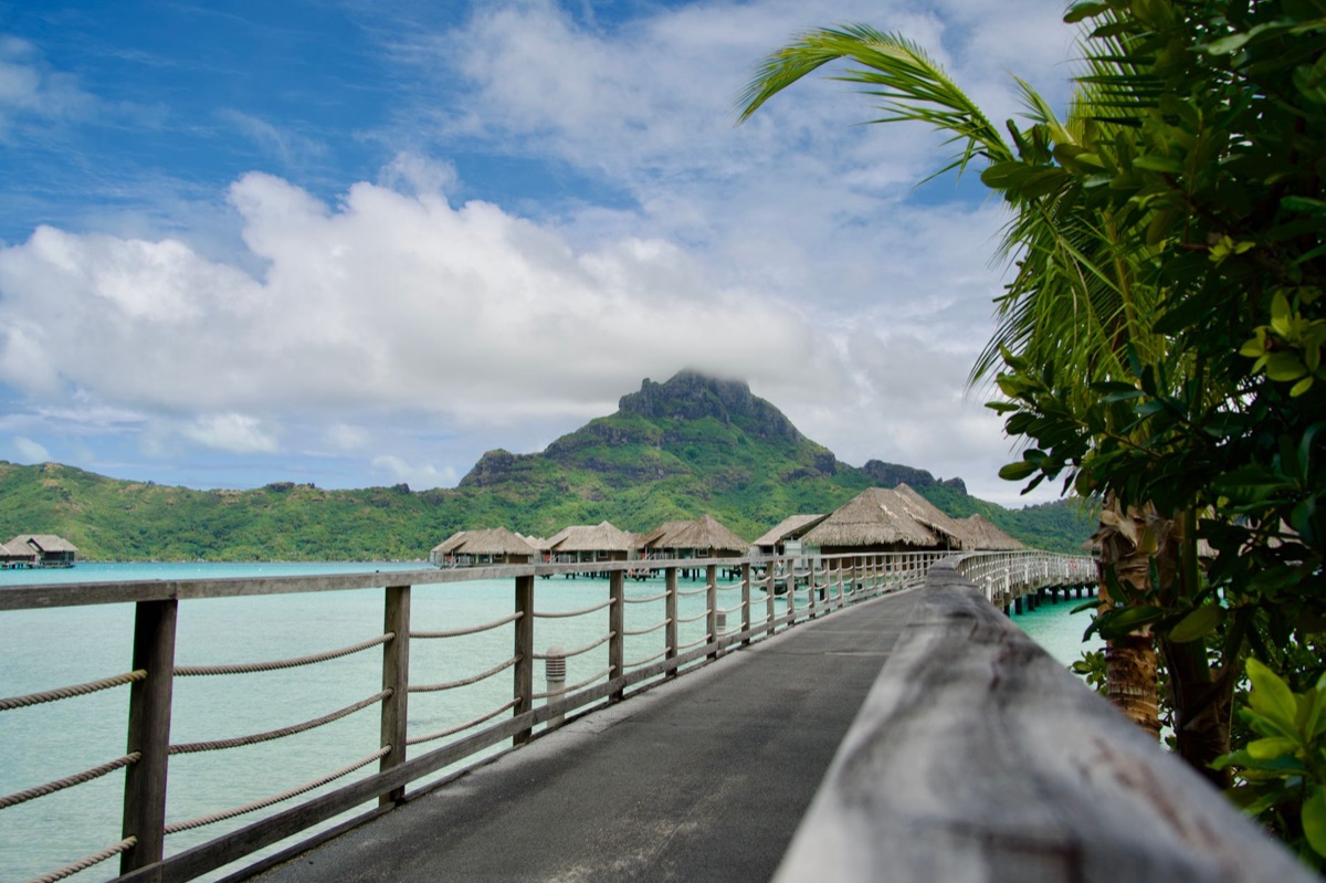 Otemanu eiland landschap