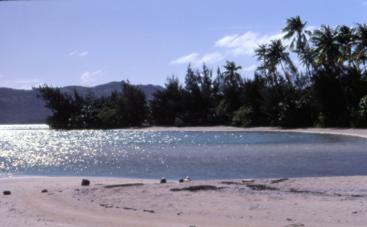 Tahiti eiland uitzichten