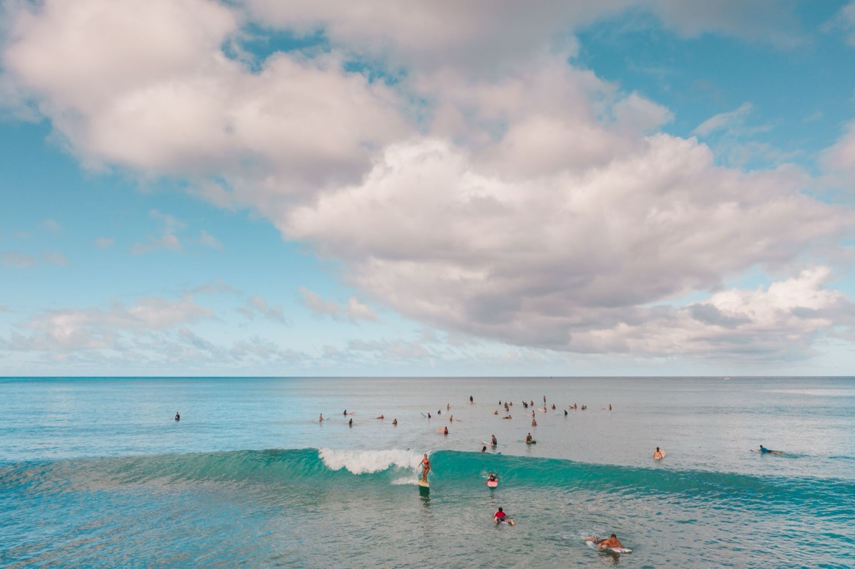 densidade da multidão em tahiti