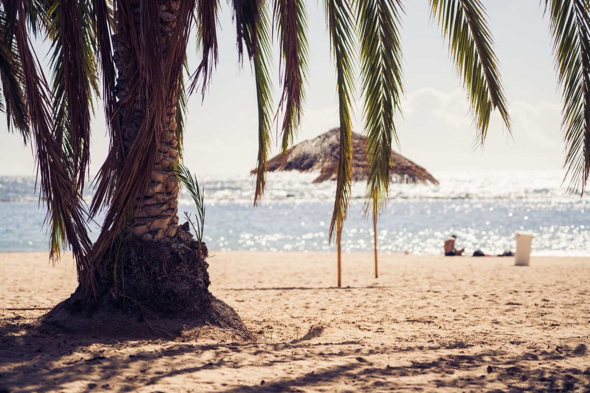 Un voyage luxueux à Tahiti : un moment inoubliable sur une plage de sable blanc