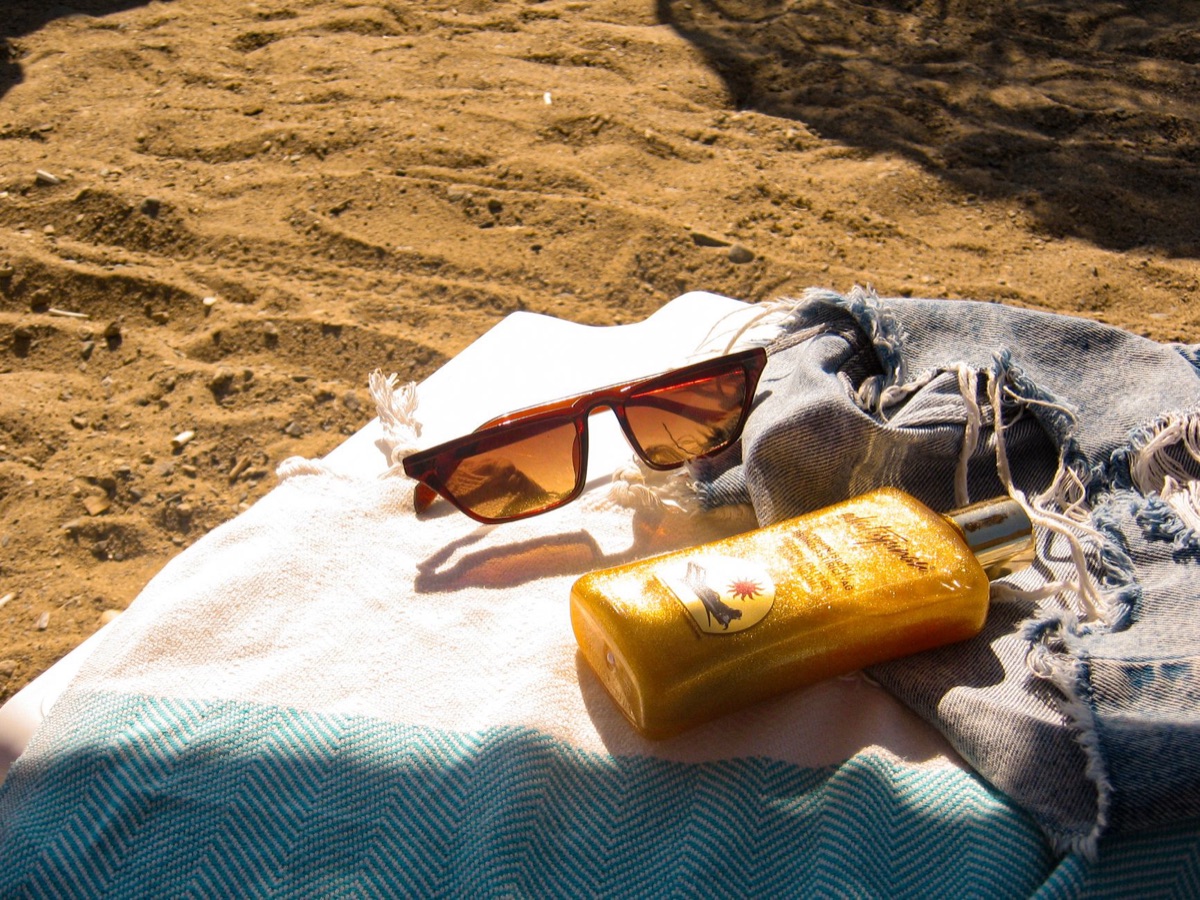 tahiti sun protection essentials with bright sunlight
