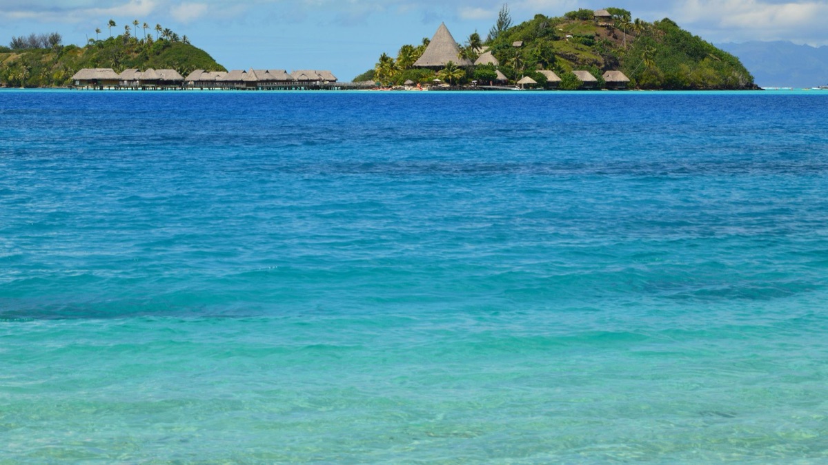 Bungalow sull'acqua tahitiano