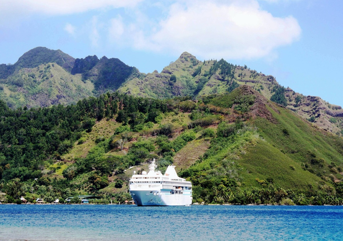 visão da ilha moorea