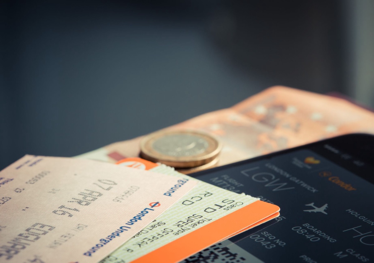 camera view of budget travel itinerary