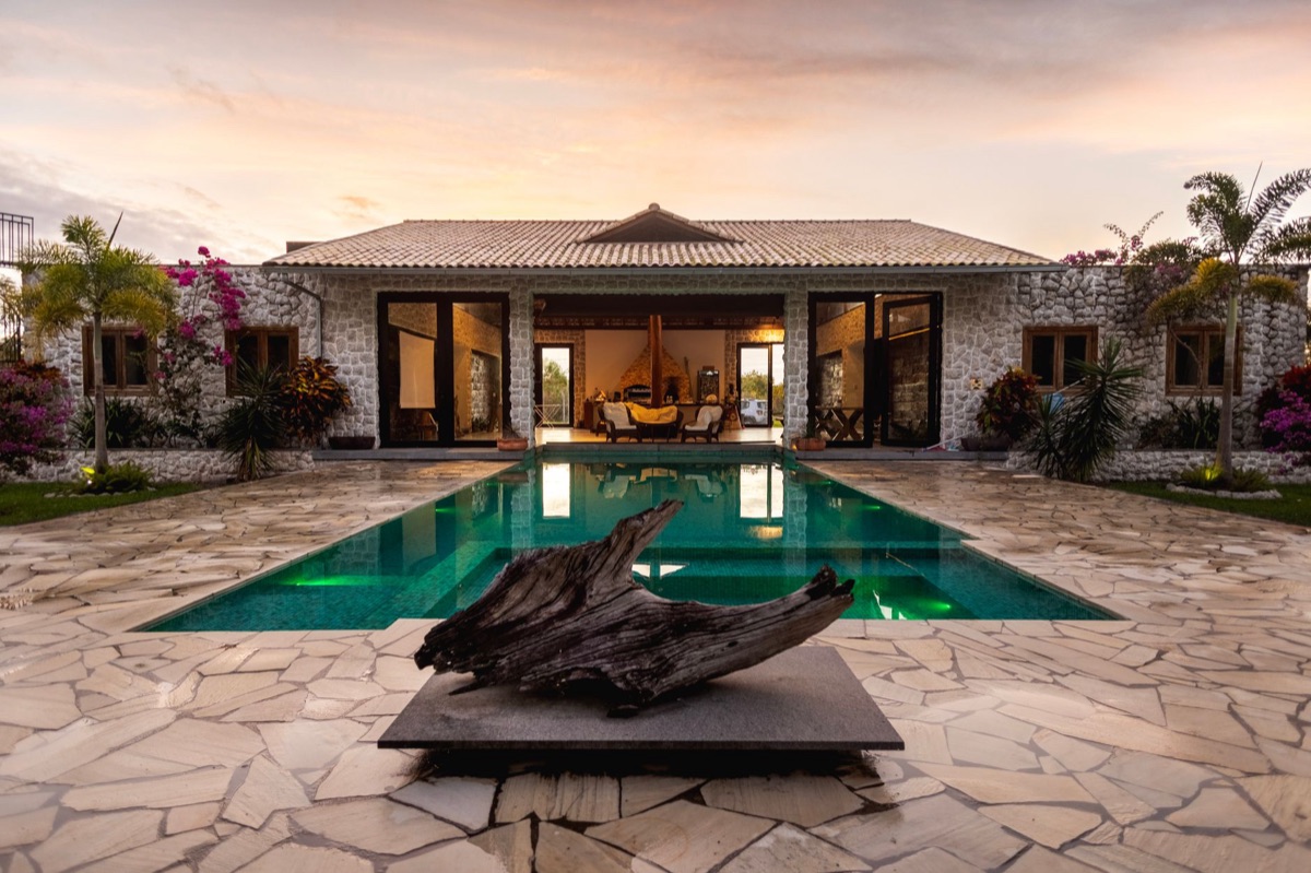 Luxury resort villa Tahiti