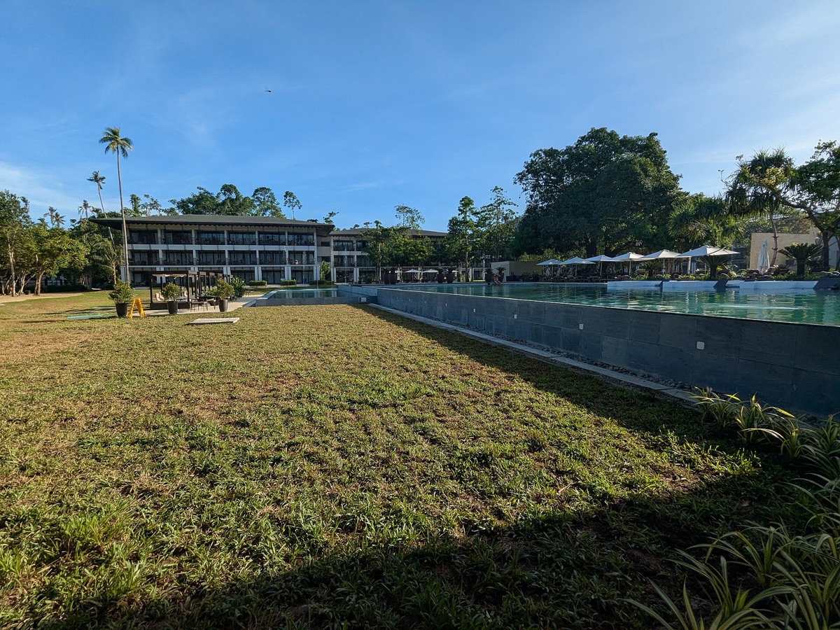 piscine à l'infini de luxe