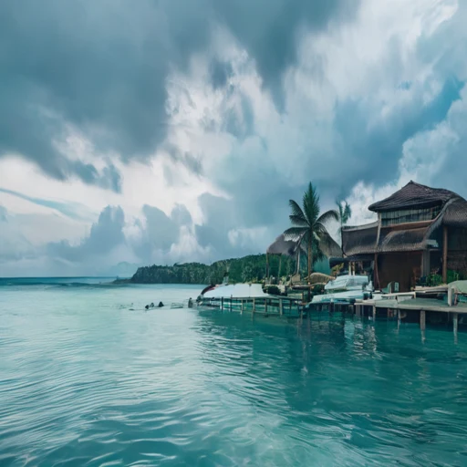 8 km Lagune Diepte: Perfecte Setting voor Zeedierontmoeting