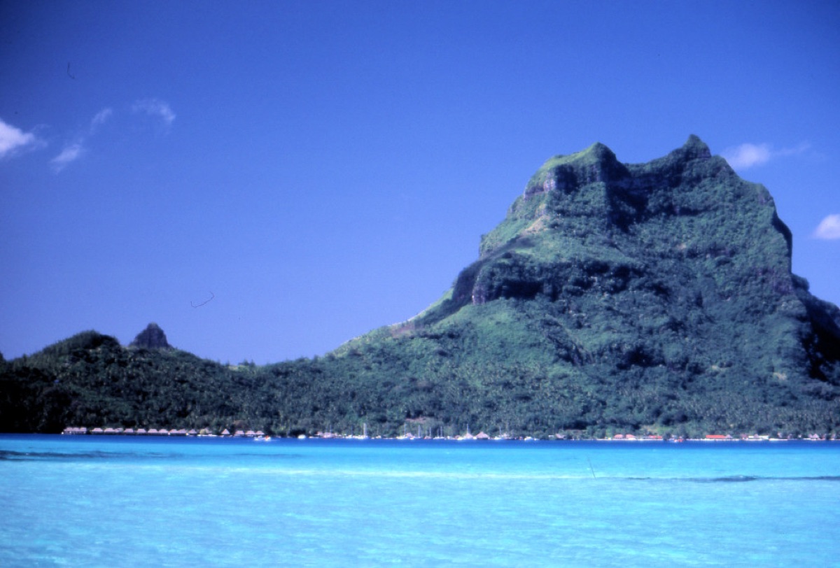 borabora island landscape with local culture and nature